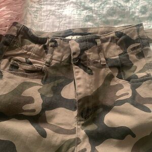 Camouflage jean pants